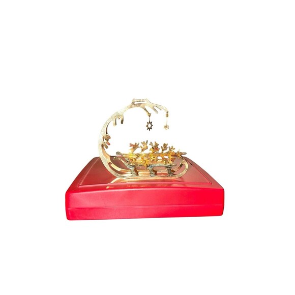 1995 GEORG JENSEN CHRISTMAS DECORATION MOBILE SLEIGH - Picture 4 of 8